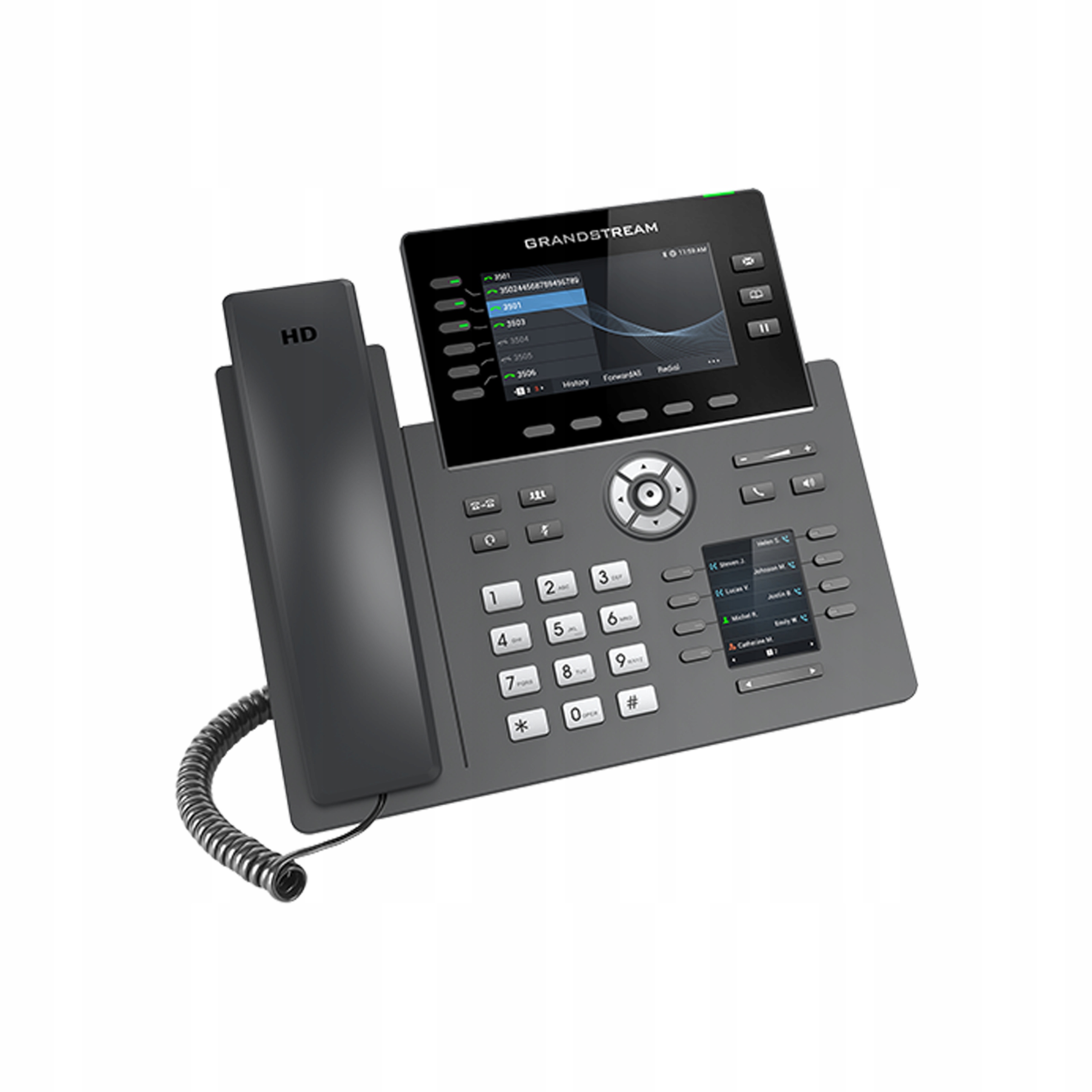 Telefon stacjonarny GRANDSTREAM - GRP2616, HD, 6 kont SIP Marka Grandstream