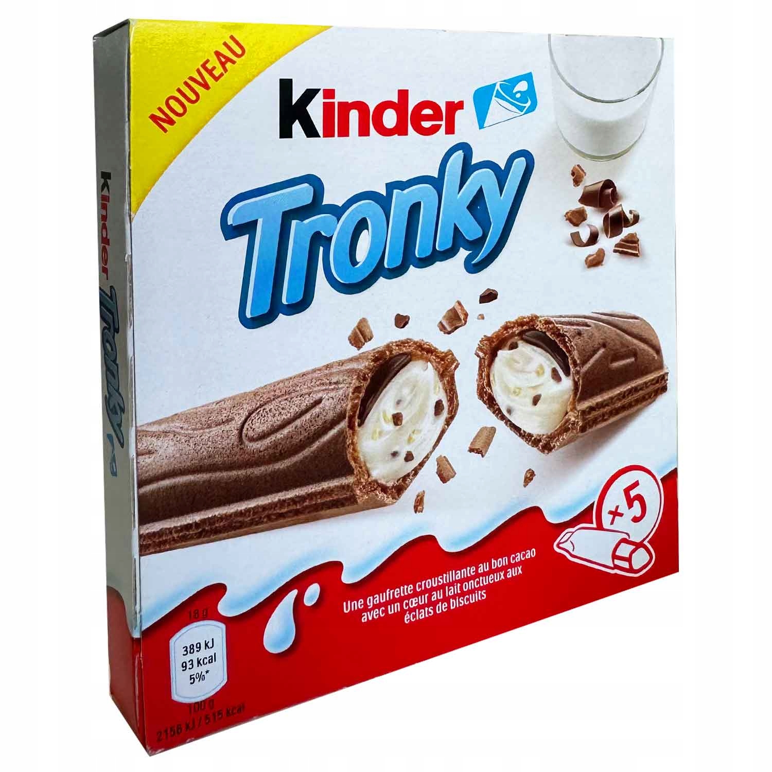Kinder Tronky Batony Ciasteczka 90 g
