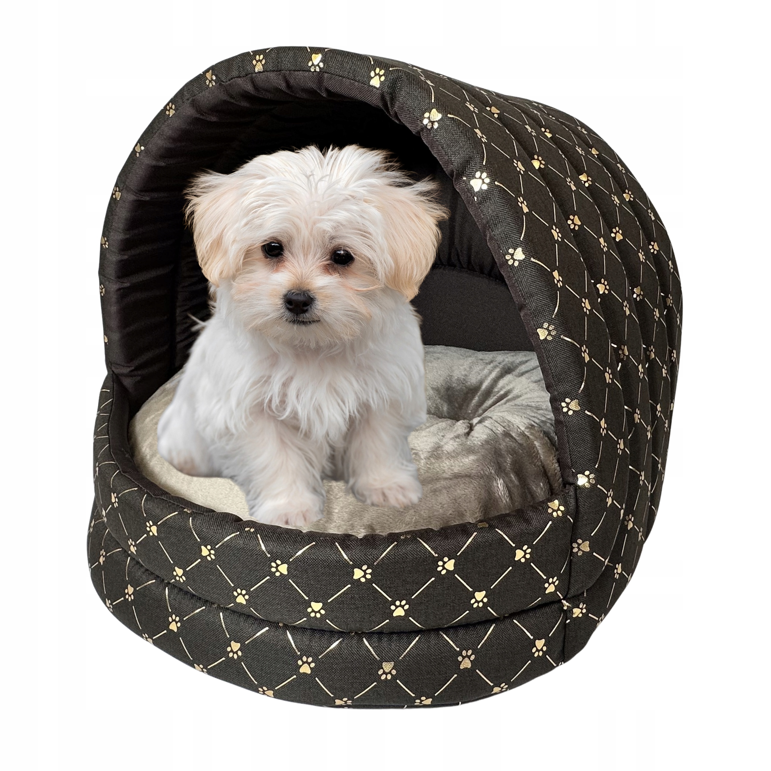 Levně Pelíšek látkové voděodolné Budka pro psa s polštářem, velikost S-b 136