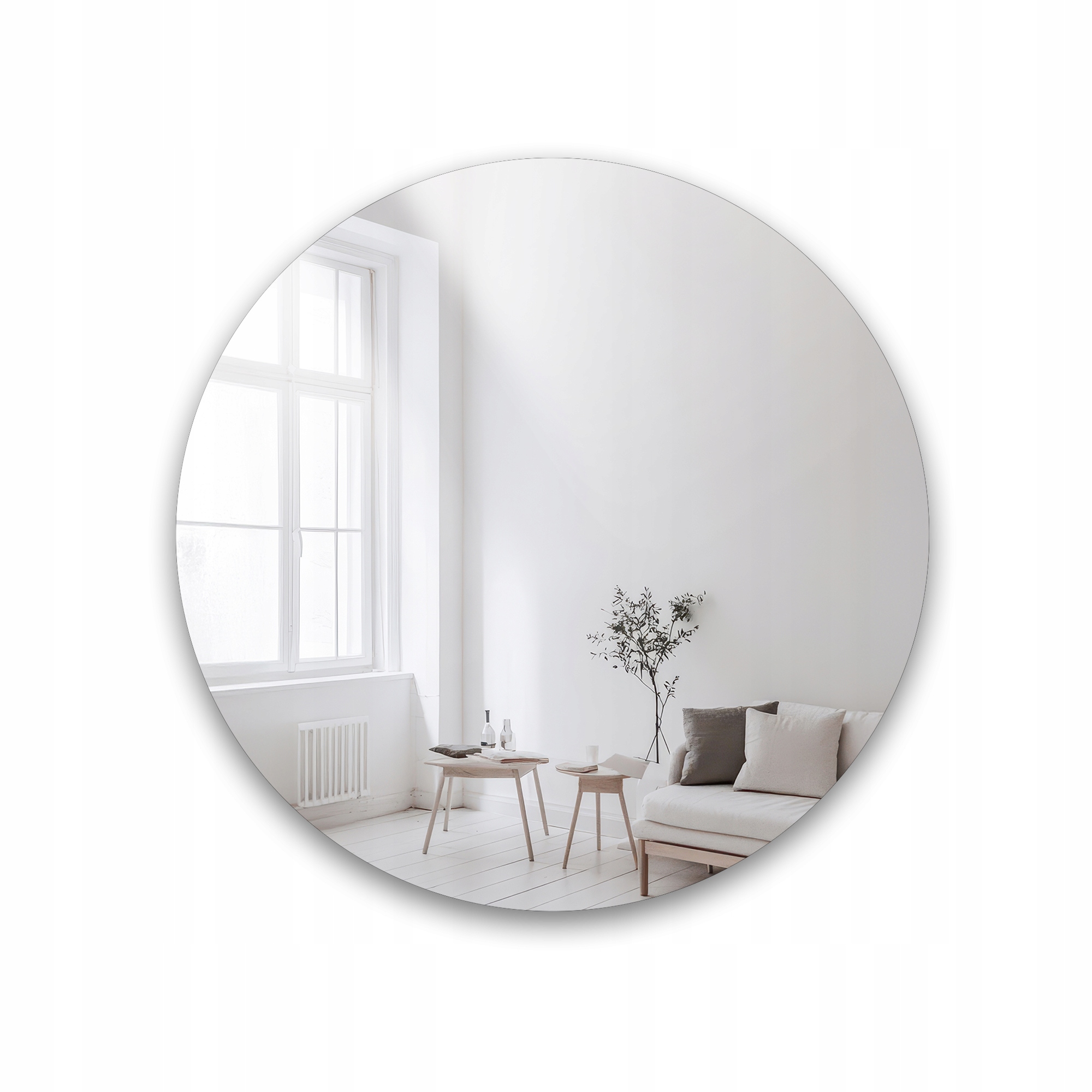 Zrcadlo kulaté Kolo 120 cm nástěnné, broušené