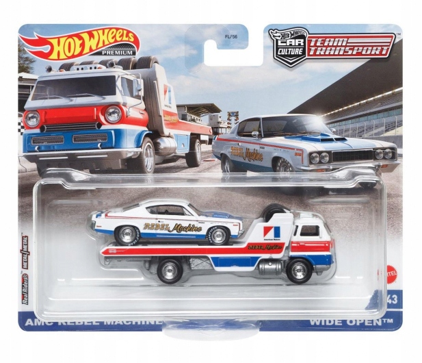 

Hot Wheels Team Transport Amc Rebel Machine Wide O