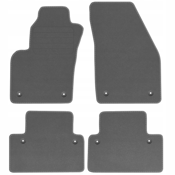 Volvo C30 2006-2012 velurové koberce Comfort, Šedé