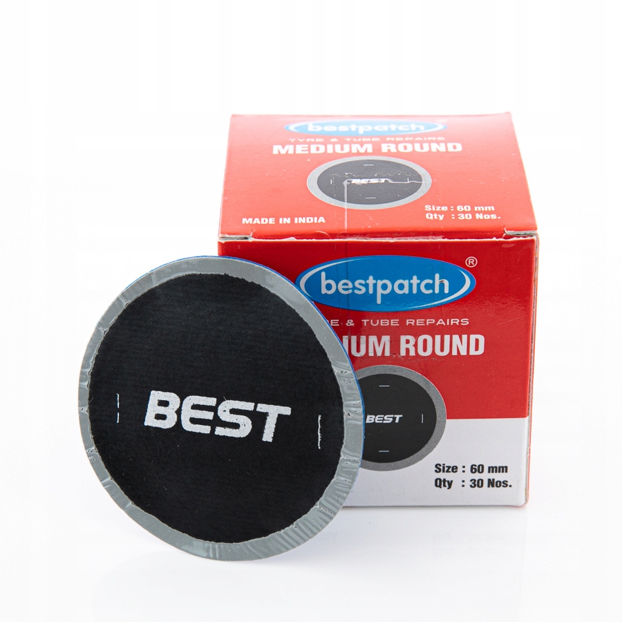 Łatki do dętek MEDIUM ROUND 60mm Best 10szt Marka Bestpatch
