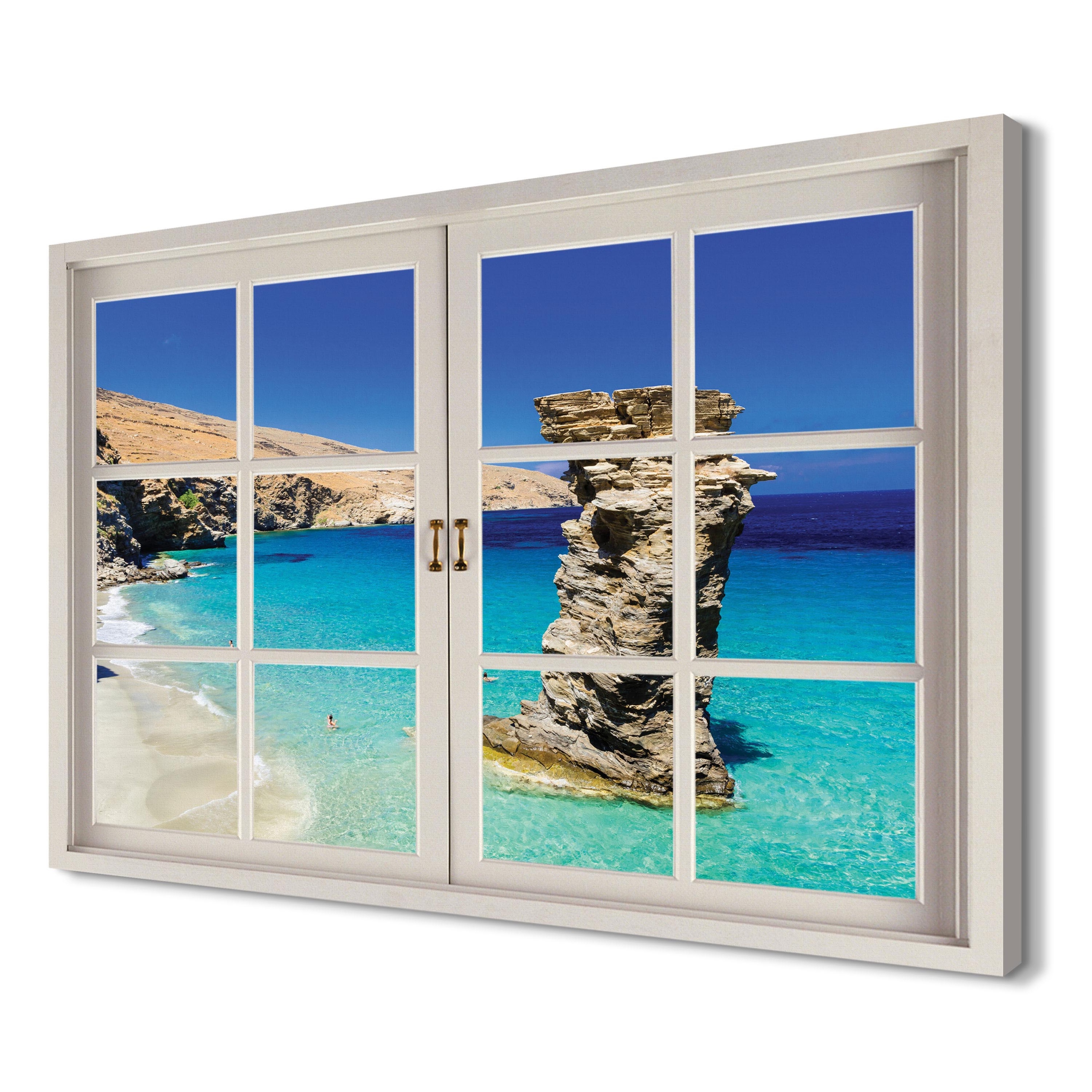 

Plaże Grecji do kuchni 120x80 Obraz na płótnie 3d