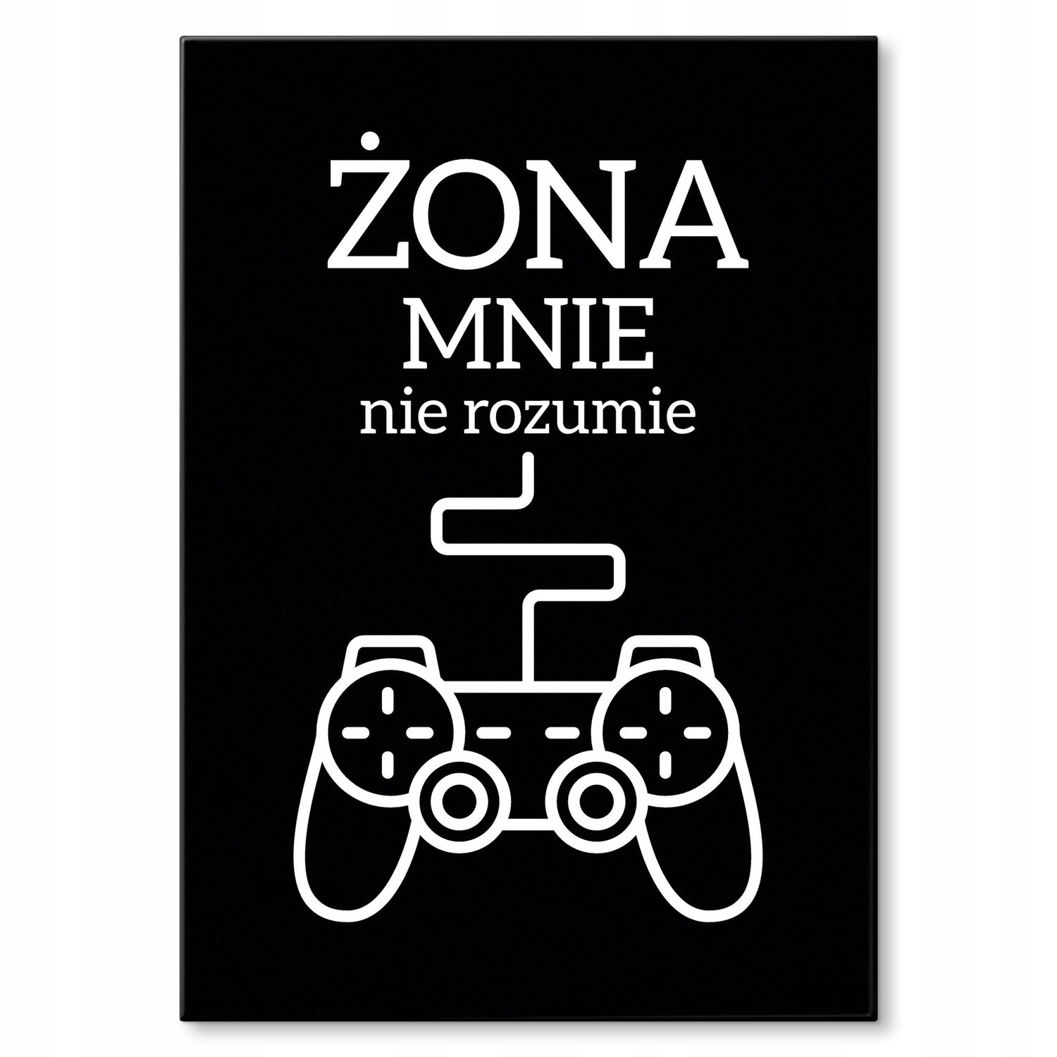 Kovový plakát Manželka mi nerozumí M