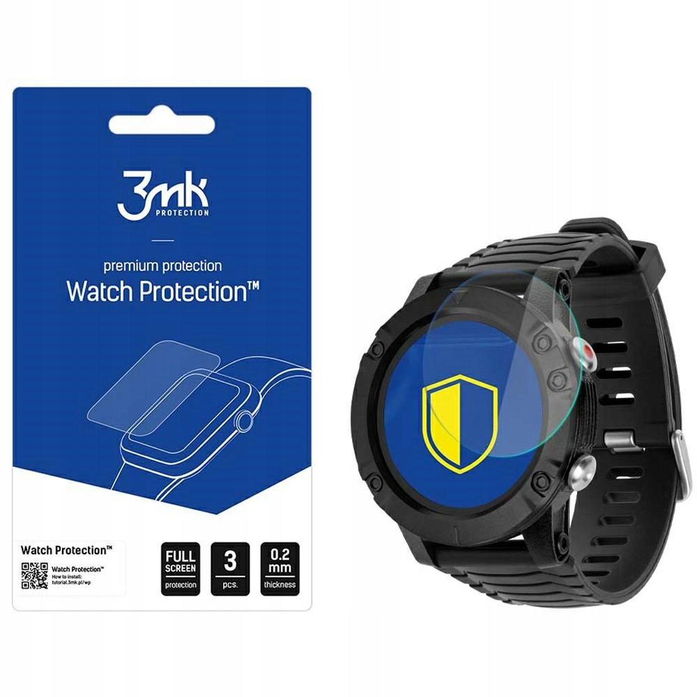 Szkło hybrydowe 3MK FlexibleGlass Watch do Kruger&Matz Activity Black