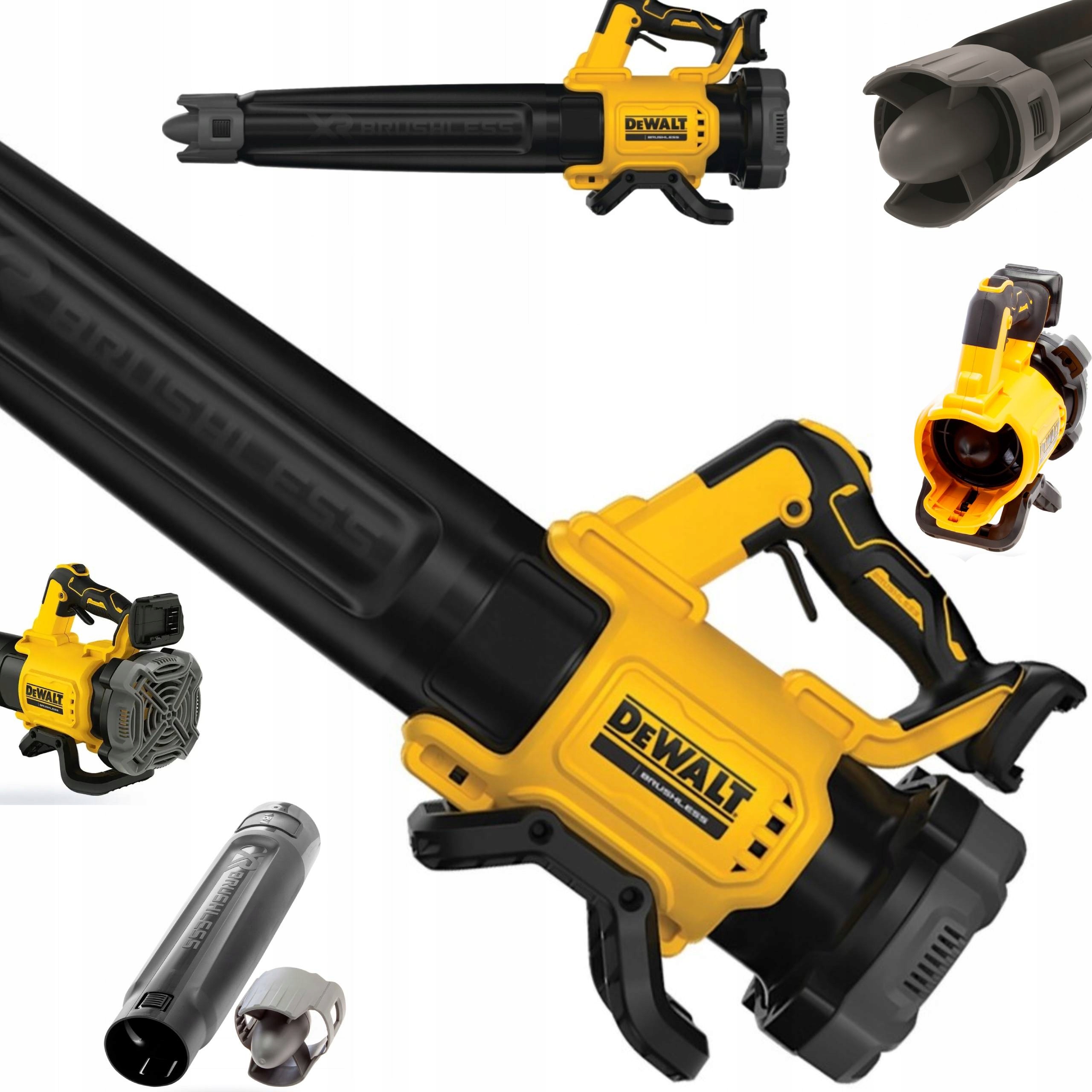 Dmuchawa akumulatorowa do liści 18V 200 km/h trawy ogrodu Dewalt DCMBL562N