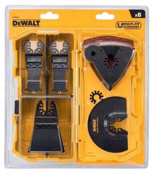 8DÍLNÁ Sada Pilových Listů Pro Multifunkční Brusky Dewalt