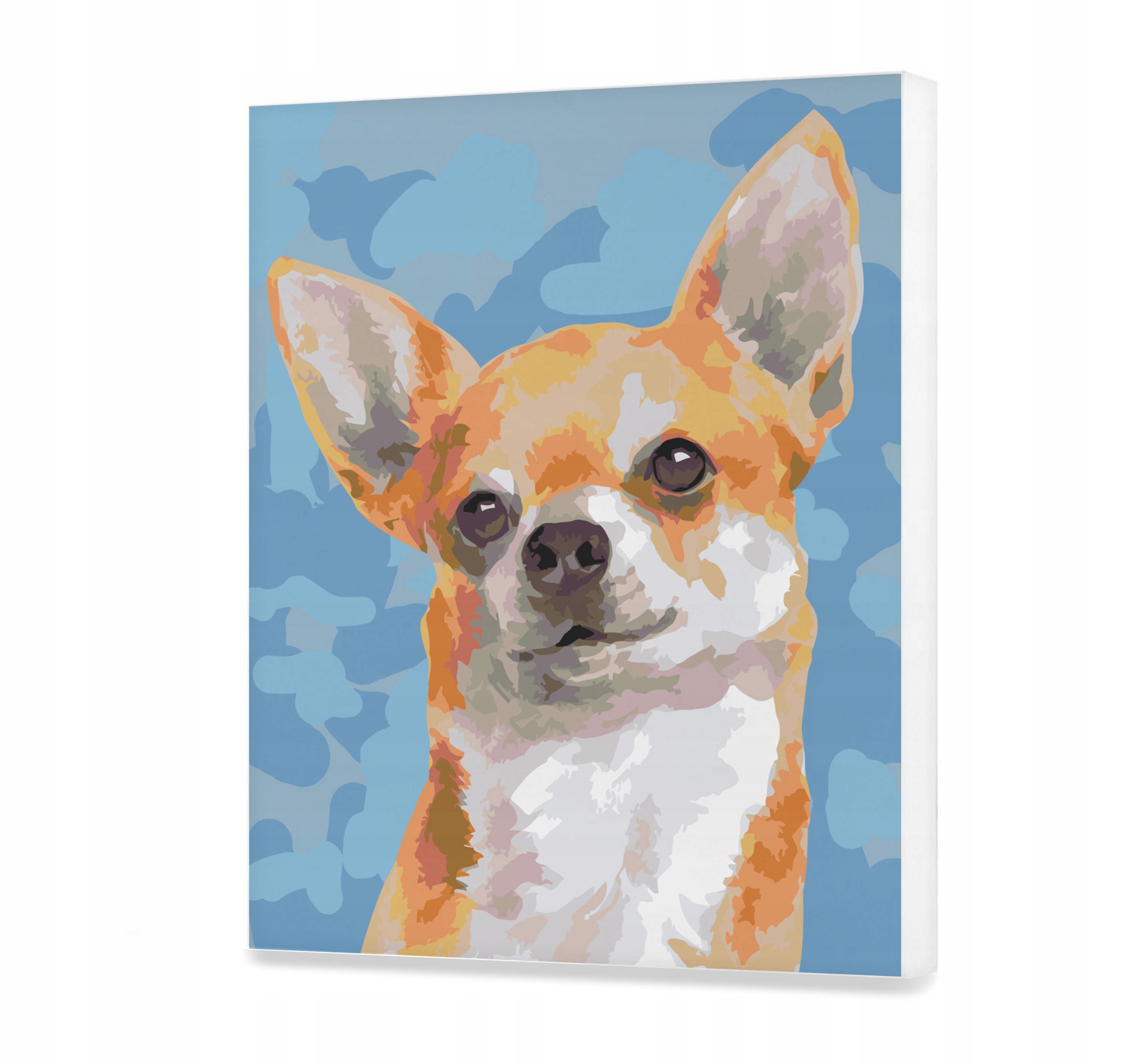 Chihuahua světlá srst Na Dárek 40x50 Na Rám