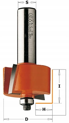 Cmt 935.317.11 Fréza Hm H=9,5 D=31,7 I=12,7 S=8