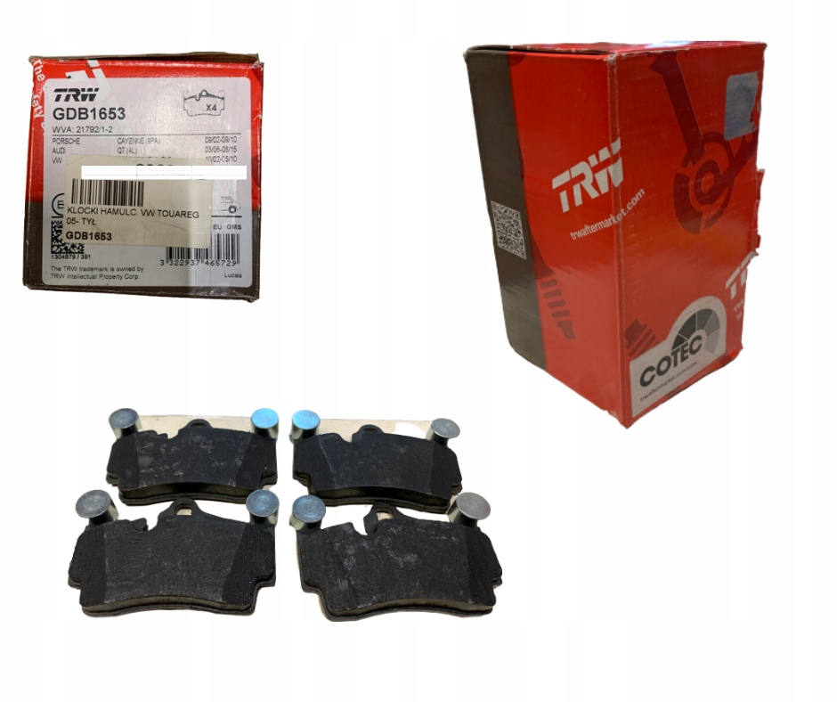 

Klocki Trw Audi Q7 Vw Touareg Porsche Cayenne