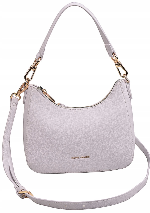 David Jones Torebka damska listonoszka wizytowa do ręki pasek lawendowy