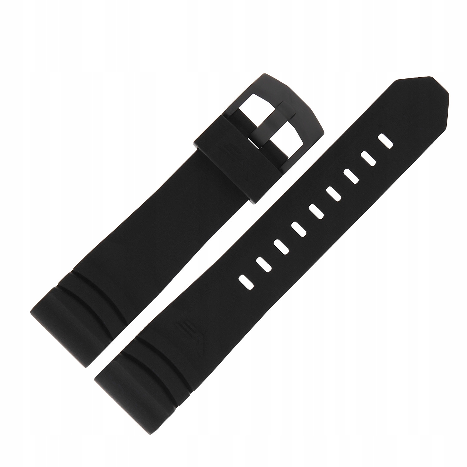 Pásek SSN-571 Silikon (C611) černý s černou barvou