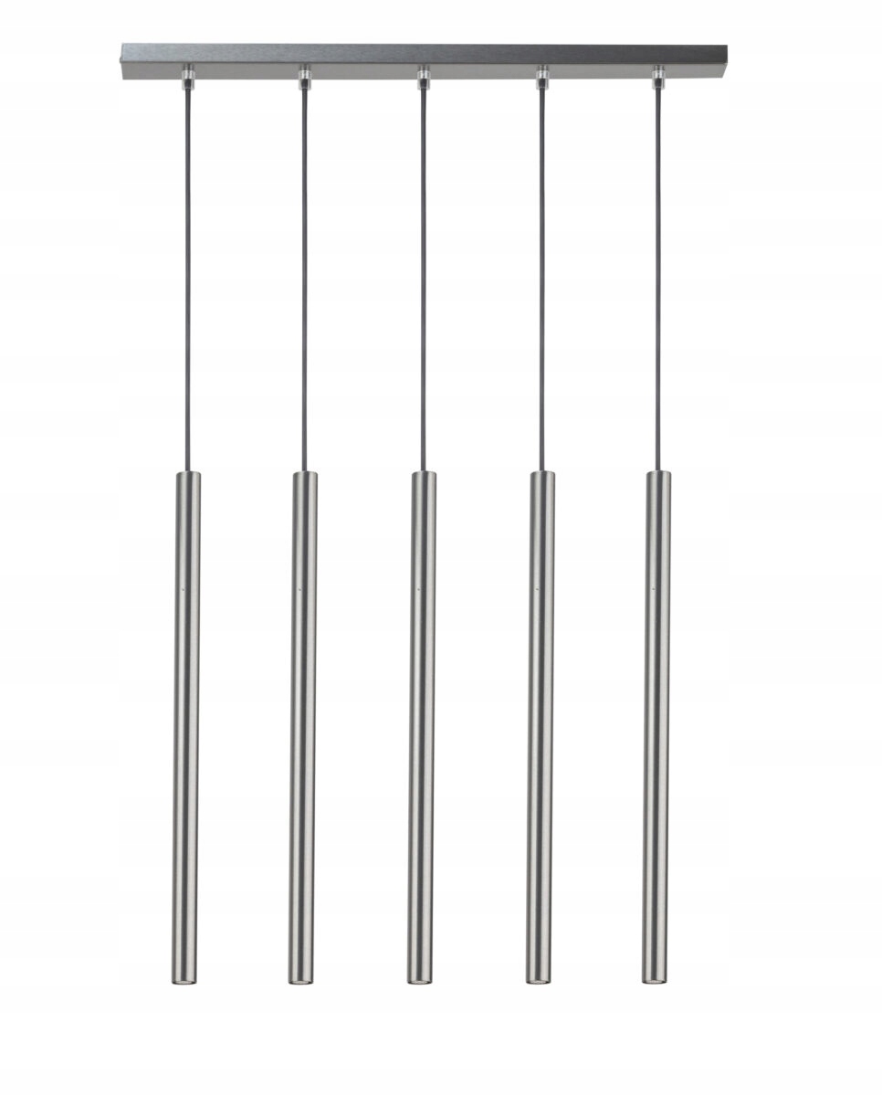 Závesná lampa Sigma Lighting Sopel 5 strieborná kovová 5xG9 60 cm