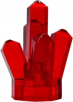 

Lego Skała Kryształ (52) przezr. czerwony