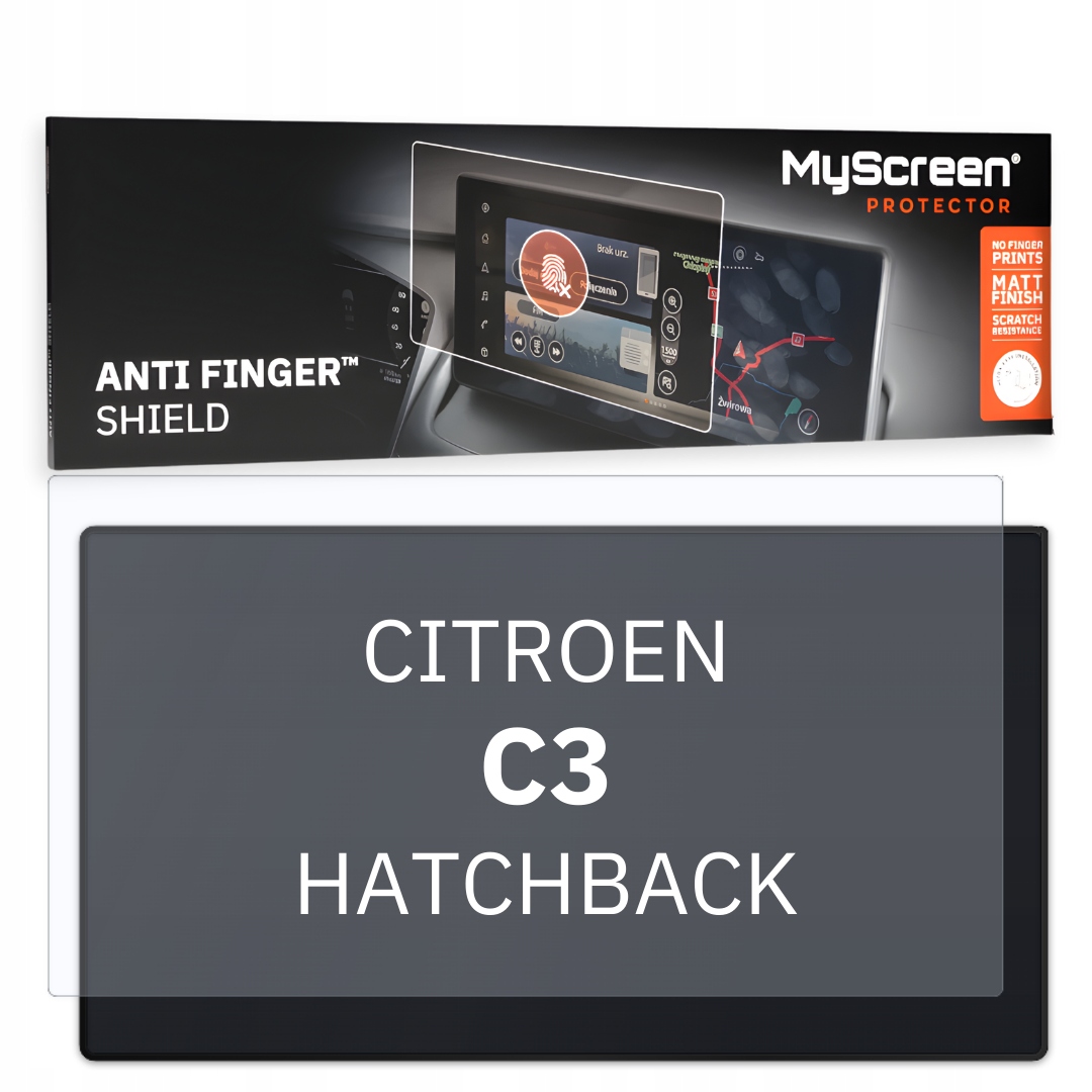 Matowa folia do Citroen C3 Hatchback 2020 7" MyScreen Anti Finger