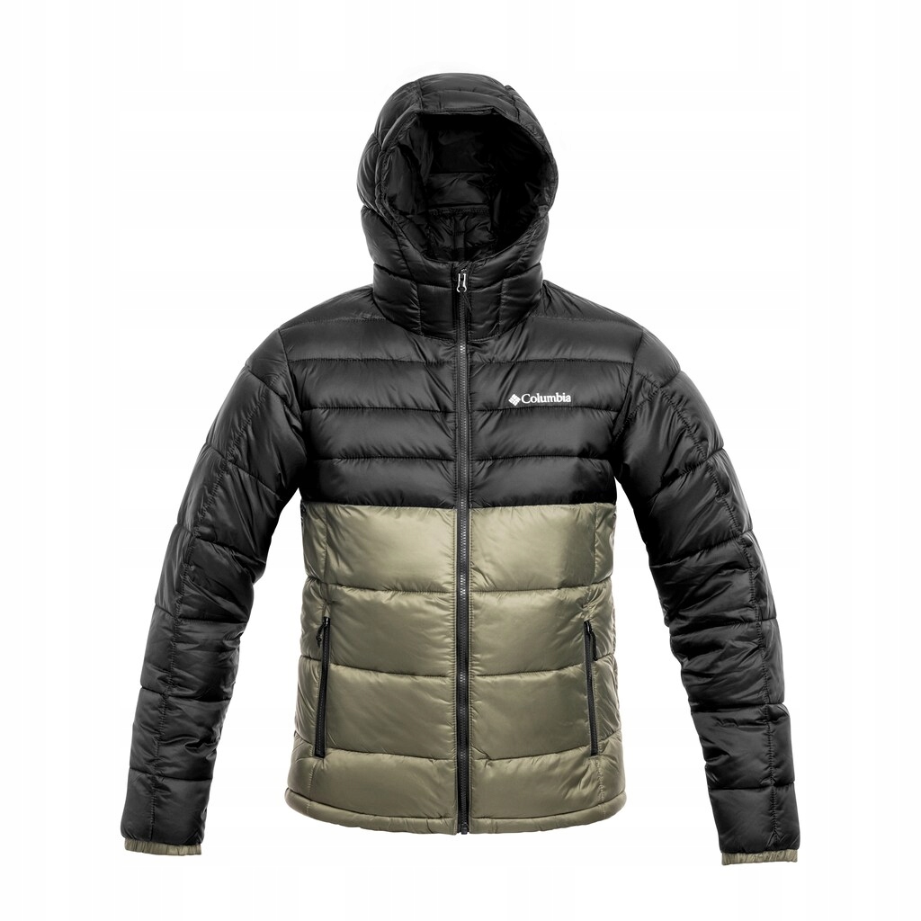 Prošívaná bunda Columbia Buck Butte II Insulated Hooded Stone Green/Black L