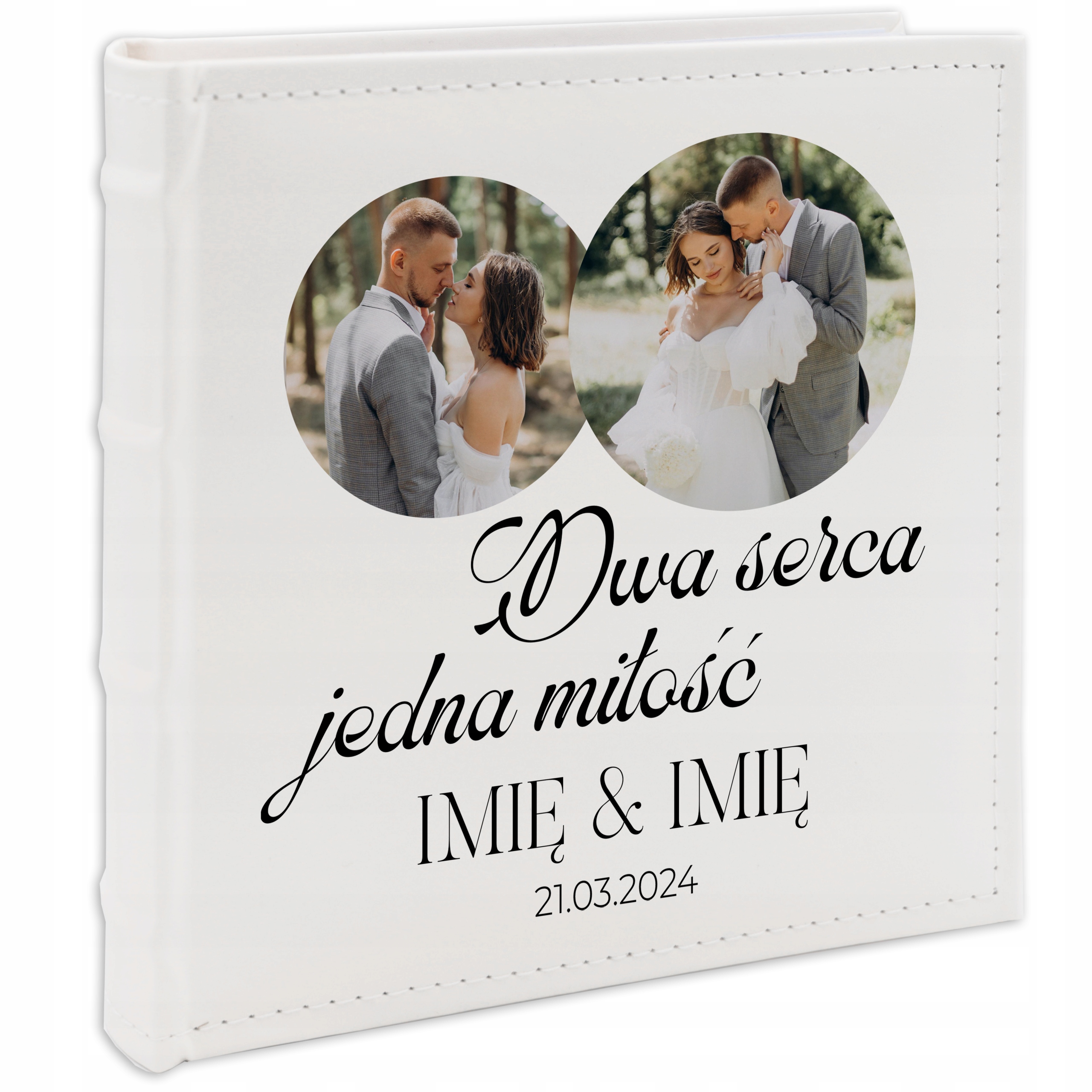 Album Na Fotografie Ekokůže 200 Fotografií Dvě Srdce *jména A Fotografie* Dárek