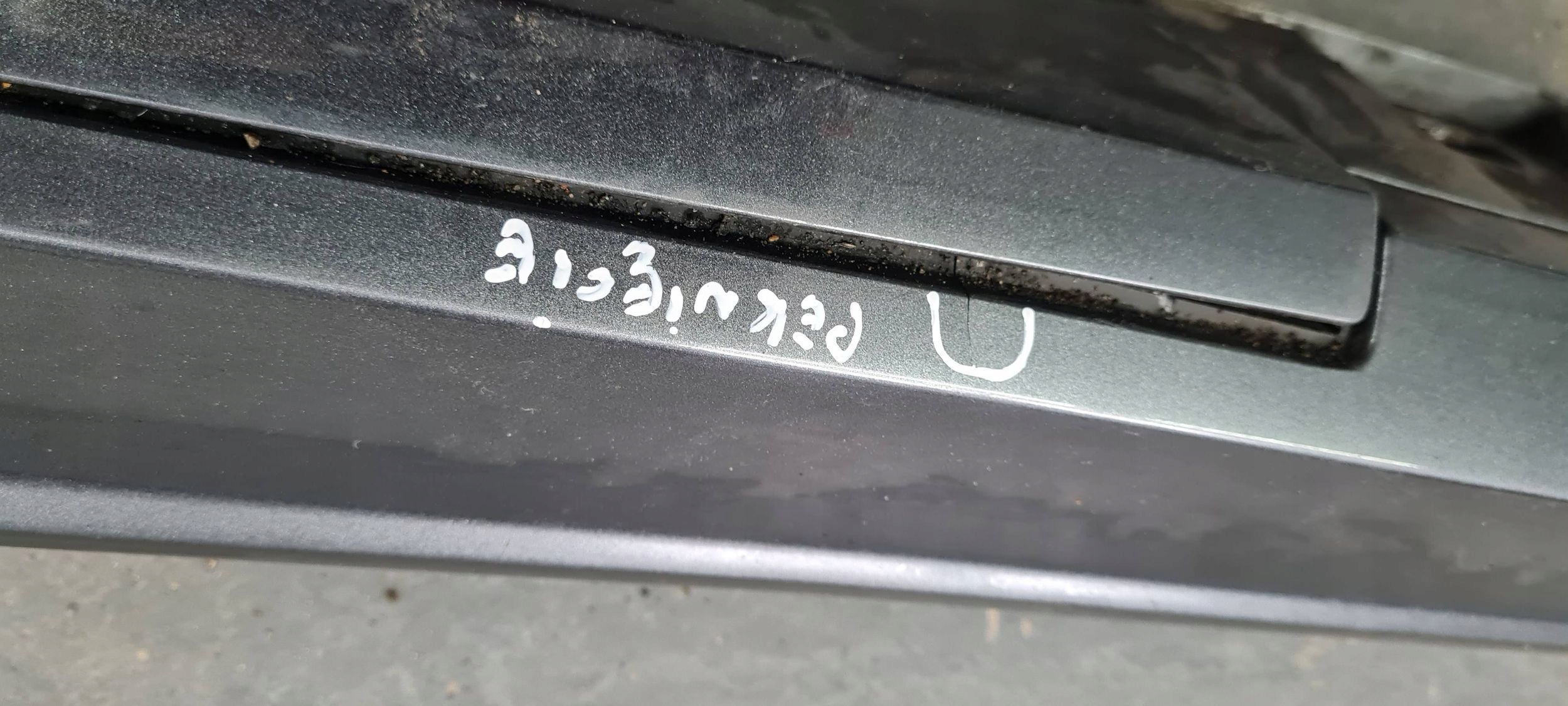 A6 C7 4G LIFT moulding threshold cap left front SLINE LZ7S 4G0853855M