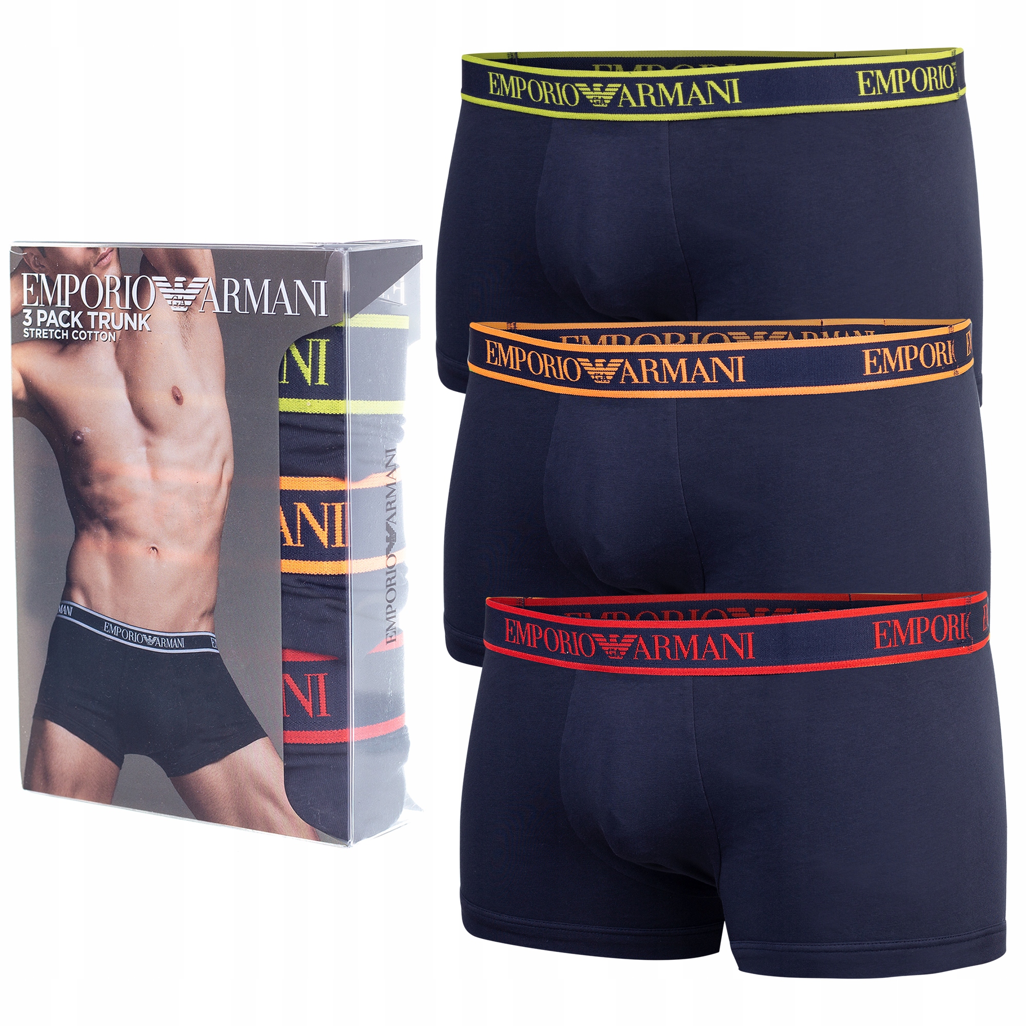 Emporio Armani Ea Boxerky 3Pack S Pánské Dárek 111357 3R717