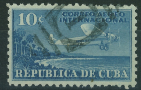 Cuba 10 cts. - Samolot