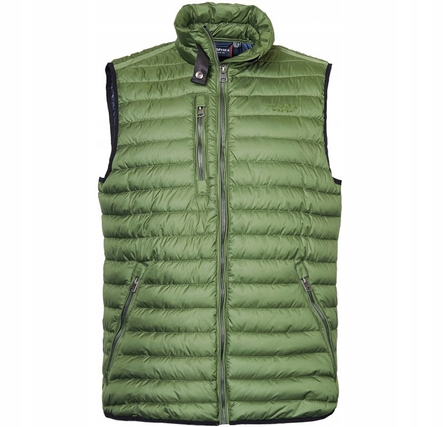 North 56 4 Velká vesta Oliva vel 8XL obvod 196 cm