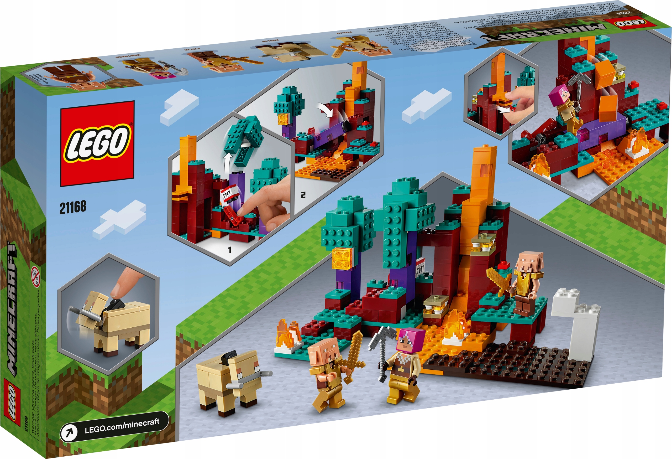 LEGO MINECRAFT - SPACZONY LAS 21168 KLOCKI PREZENT Marka LEGO