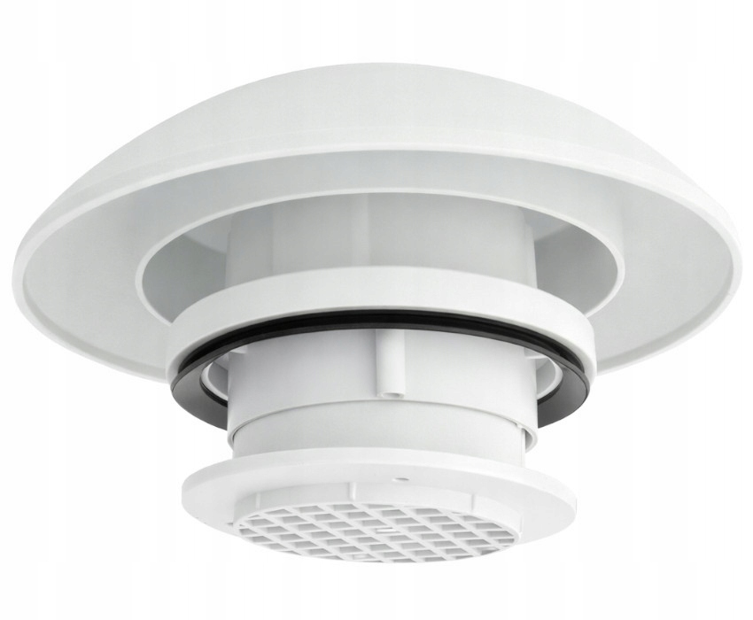 Wywietrznik dachowy daszek wentylator Comet 12V jasnoszary grzybek kampera