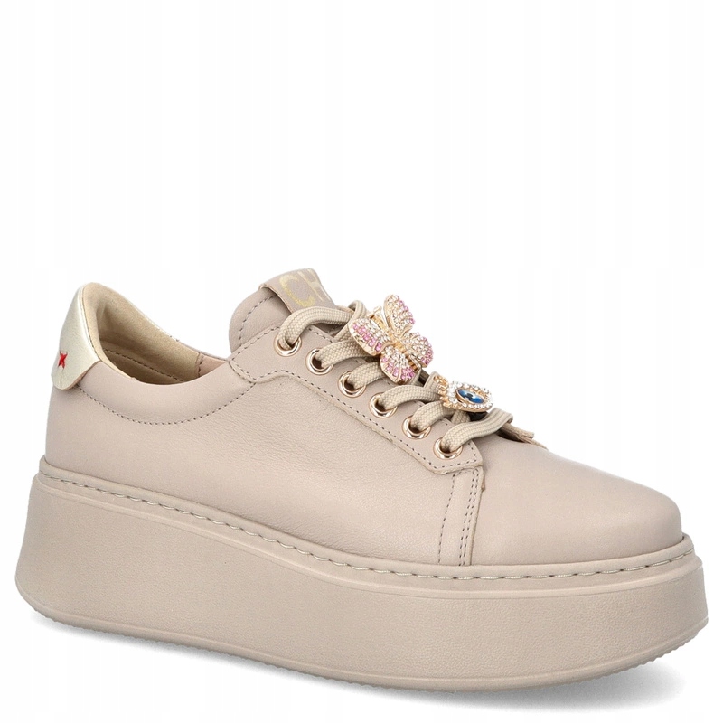 Kožené tenisky s ozdobami Chebello 4292 Černé 37