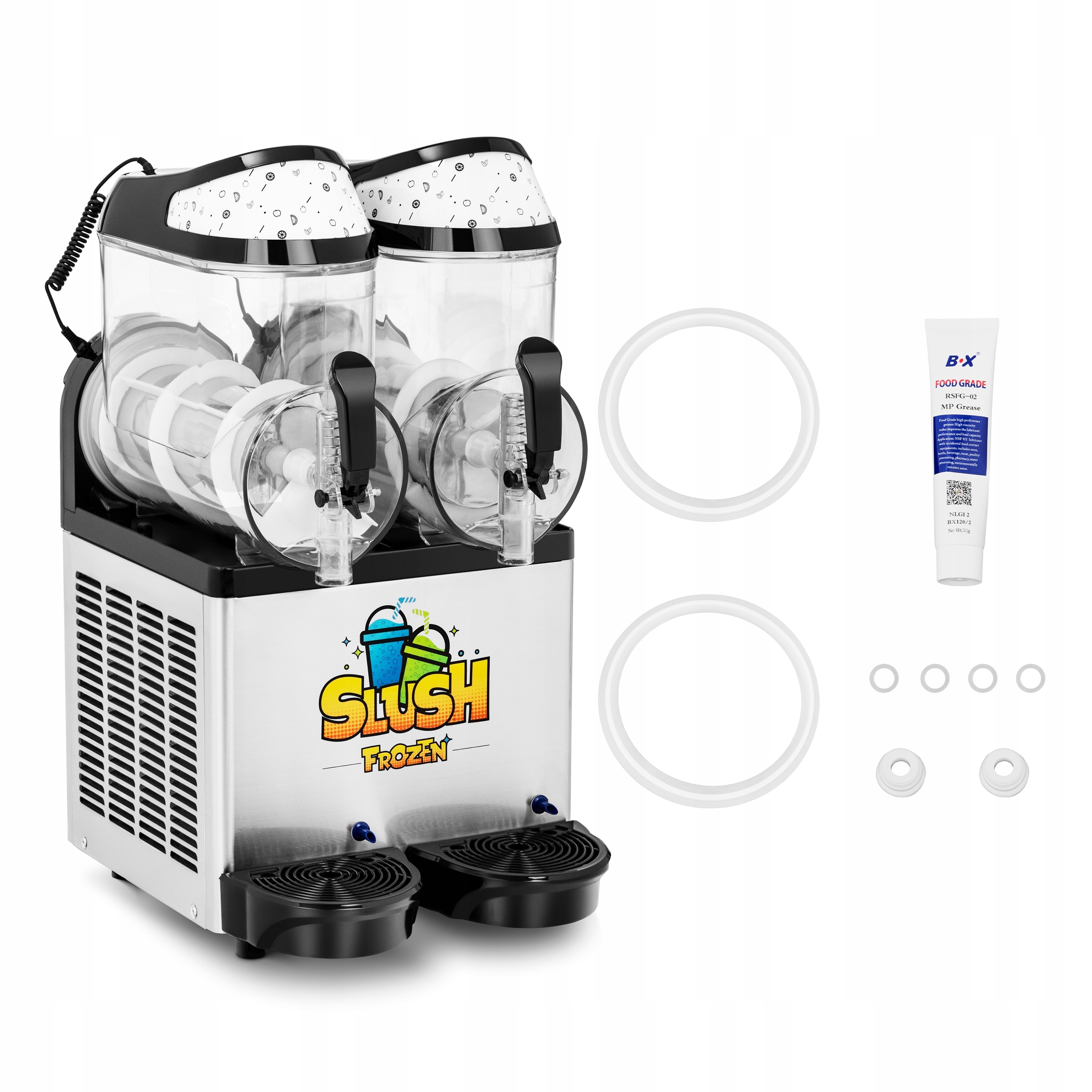 Granitor stroj na nápoje slush sorbetů smoothies 600 W 2 x 10 l