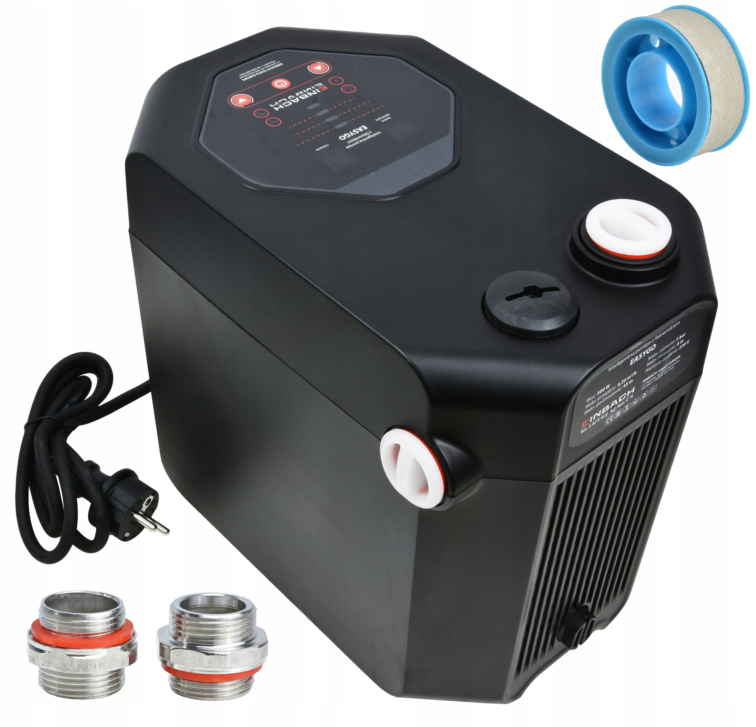 INTELIGENTNA POMPA HYDROFOROWA FALOWNIK DO WODY CICHA CIŚNIENIE MOC +GRATIS