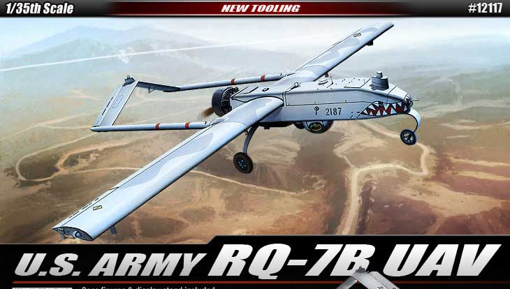 Academy 12117 1/35 Us Army RQ-7B Uav