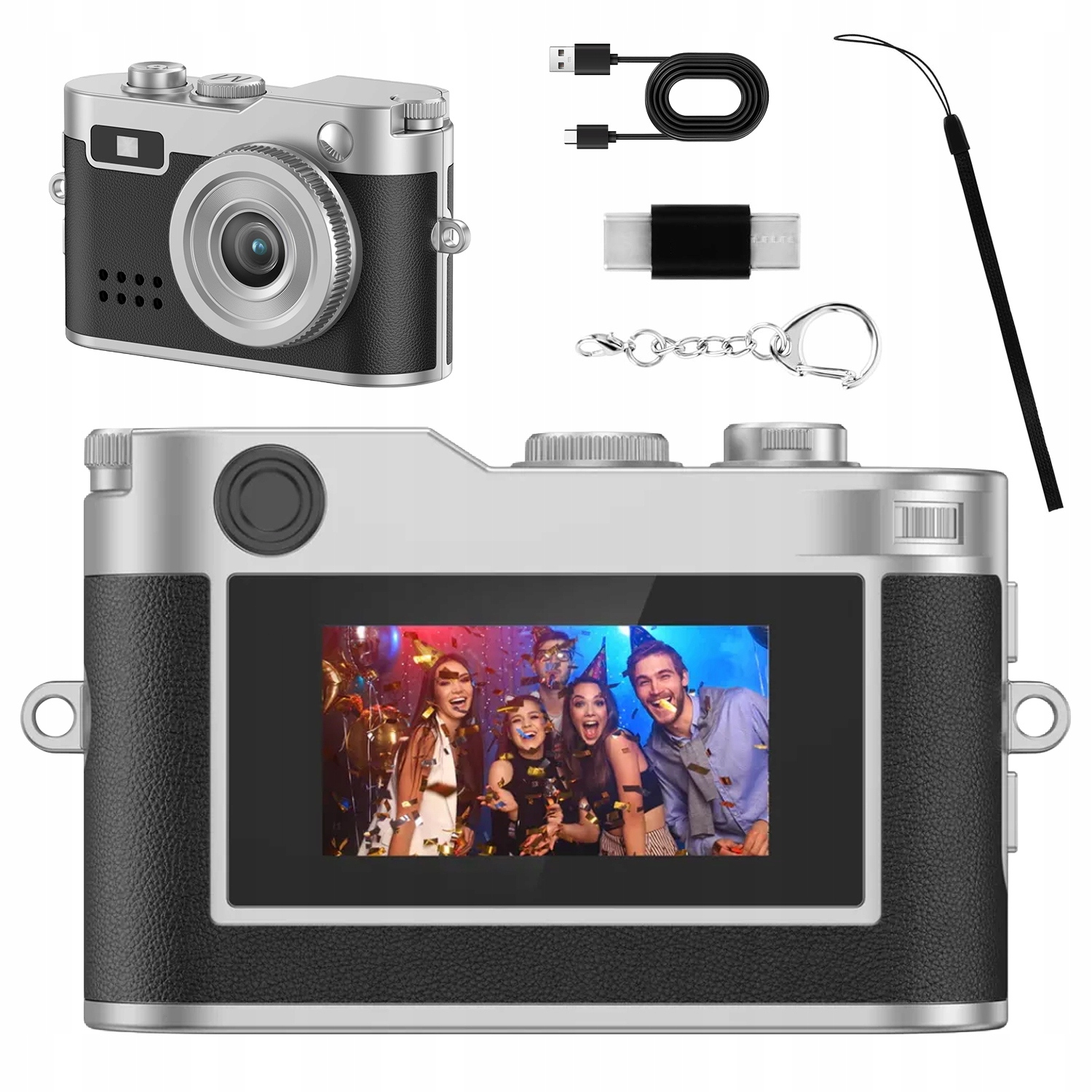 Miniaturní Mini Kamera Digitální Barevný LCD Displej 1080P