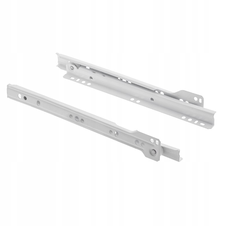 

Prowadnica meblowa rolkowa do szuflad 600 mm biała