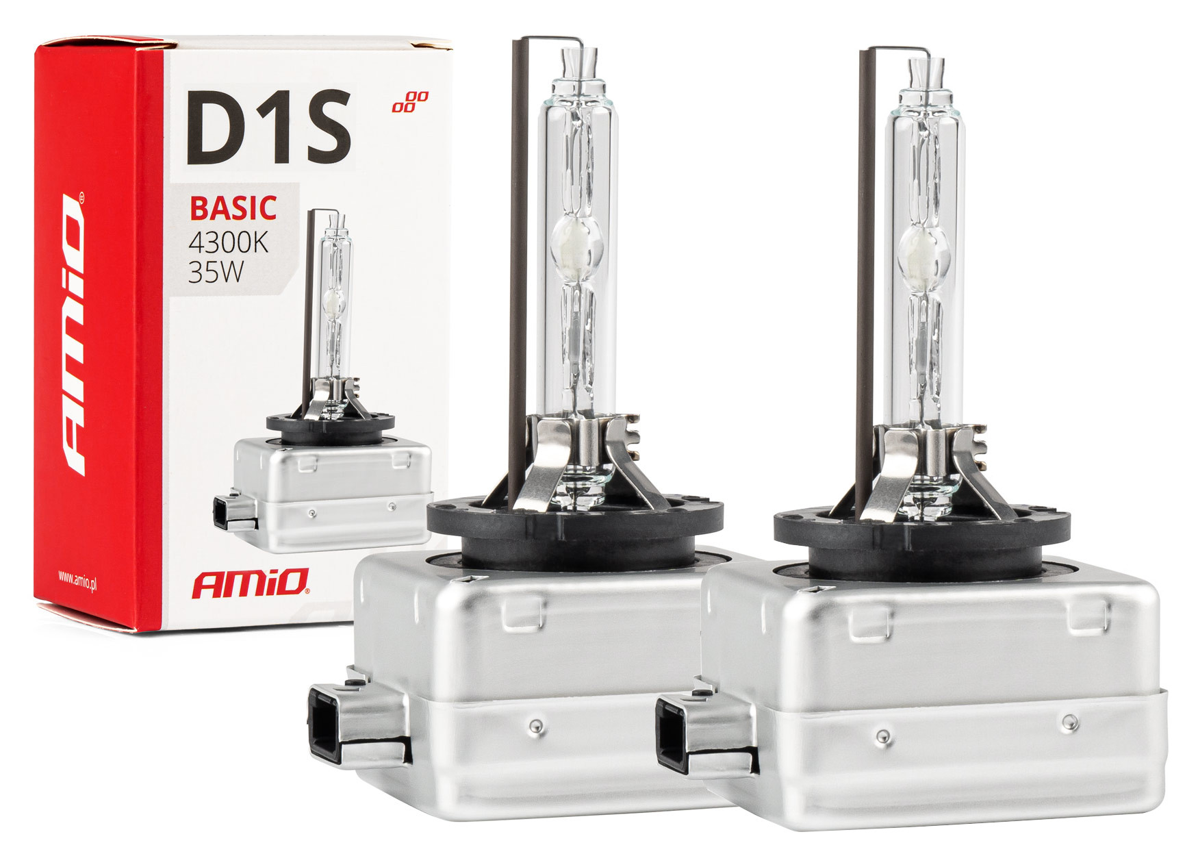 

2x Żarówka, Żarnik Xenon Ksenon Amio D1S 35W 4300K