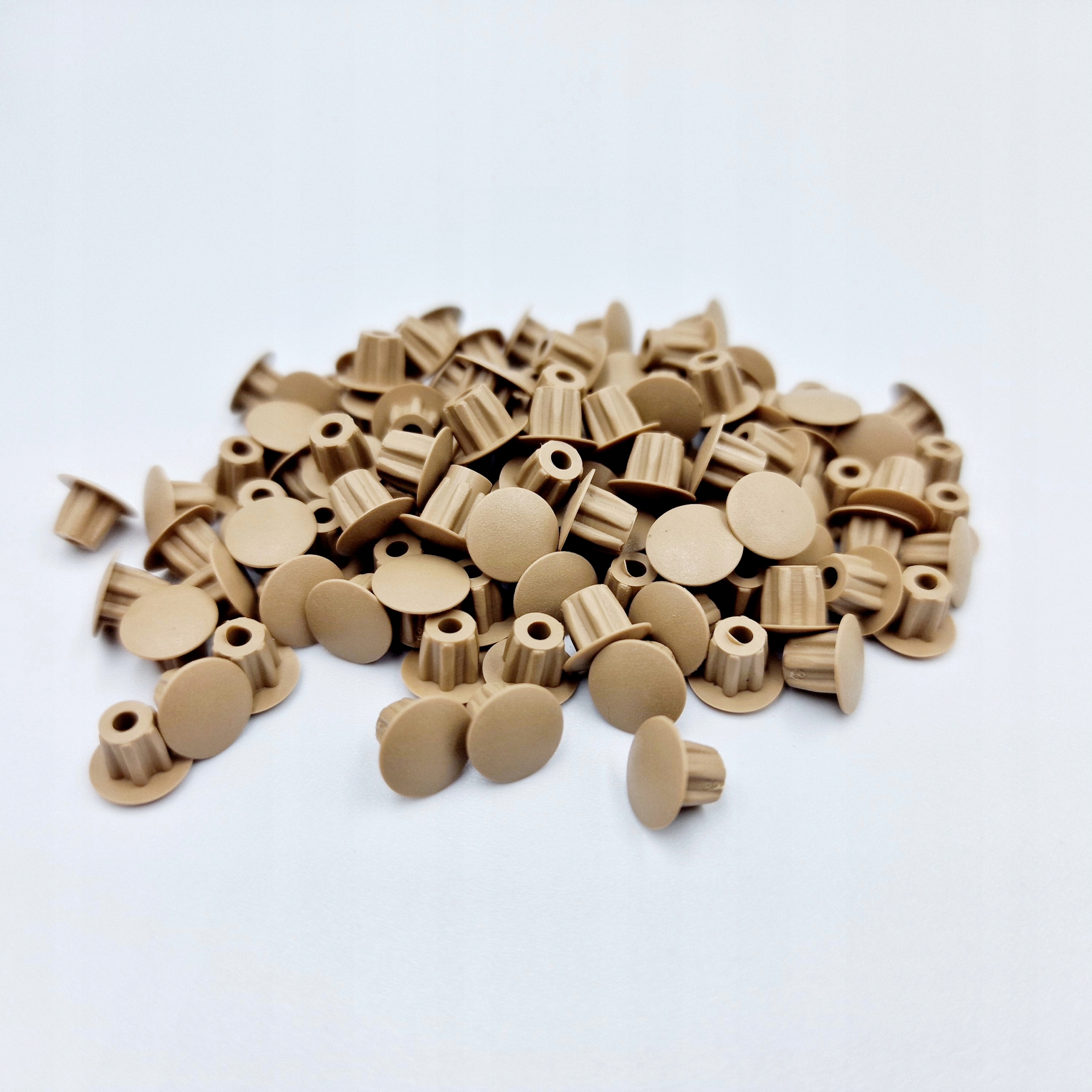 

100x Zaślepka meblowa pod otwór fi 5 wiąz