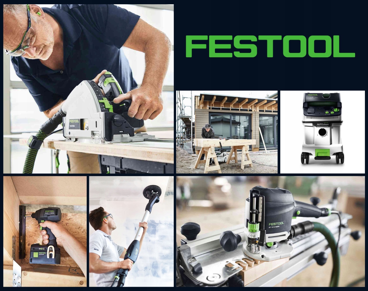 FESTOOL FREZARKA DO POŁĄCZEŃ LAMELOWNICA DF500Q-PLUS Uchwyt narzędziowy (mm) 6 8 10