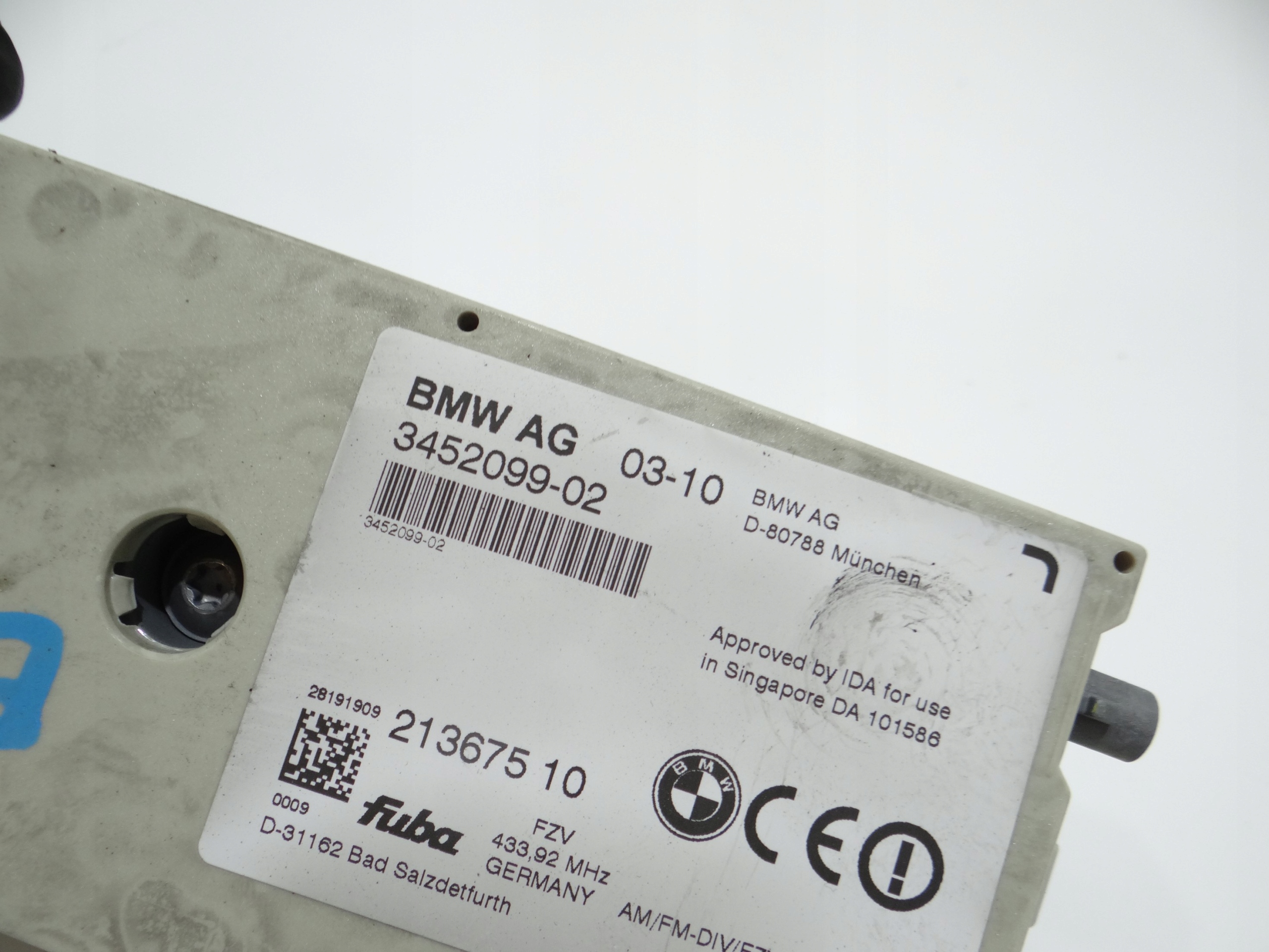 BMW amplifier DIVERSITY X3 E83 LIFT 3452099