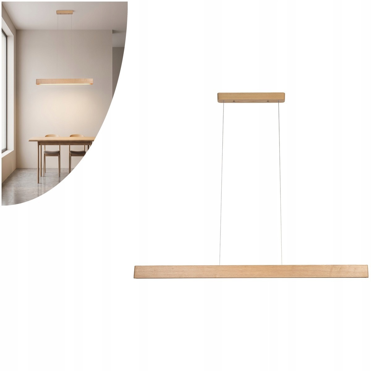 Závesná lampa Prima Led hnedá nad jedálenský stôl Tk Lighting