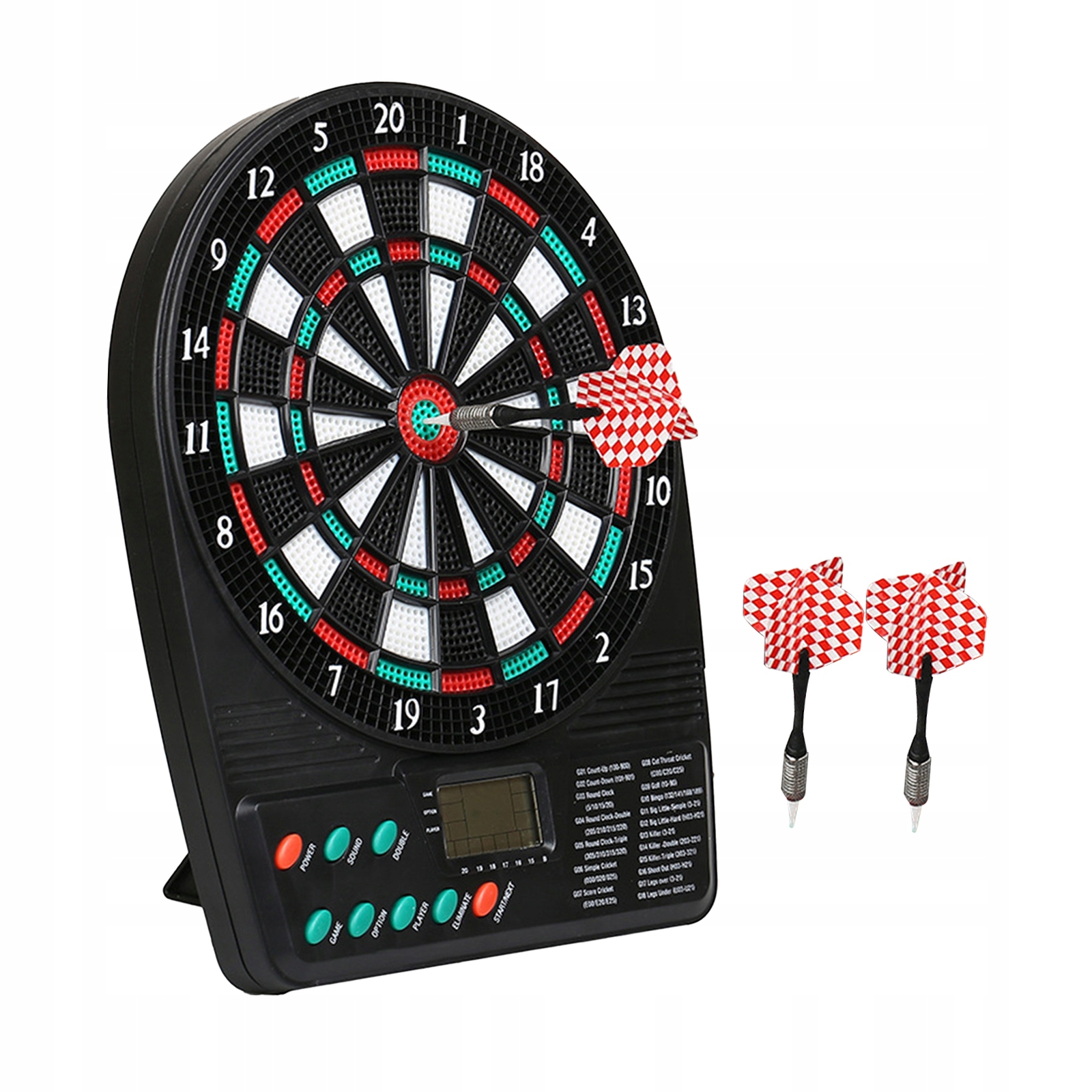 Elektroniczna Tarcza Do Darta Z Gra Dart Rzutki LCD Zestaw