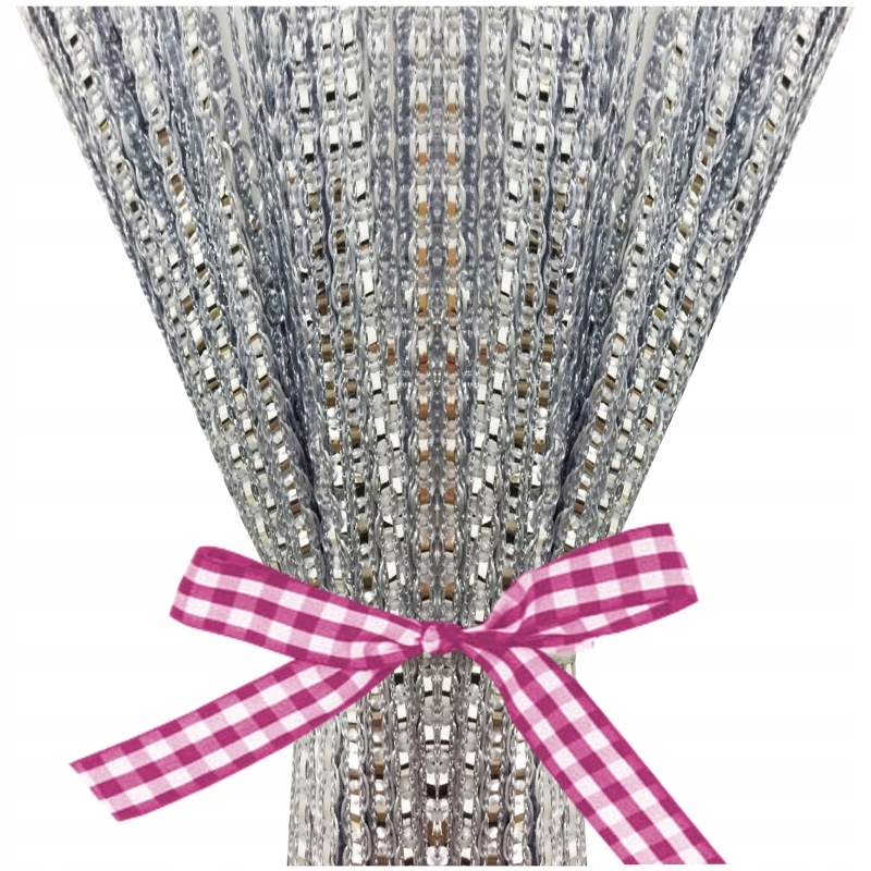 

Firanki Firany Makarony Gruby Srebrny Pas 150x250