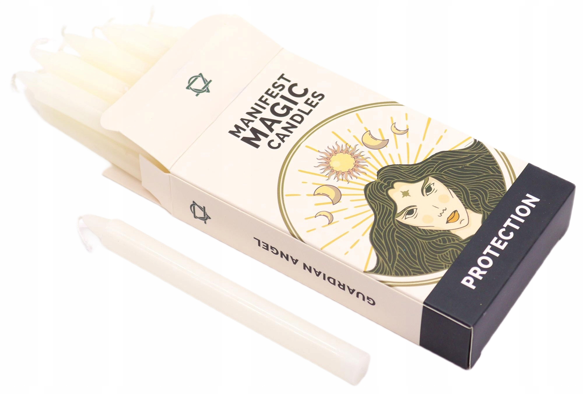 SOJOWA BIAŁA ŚWIECA RYTUALNA 1 SZT., HARMONIA I OCHRONA Kod producenta MMC-09