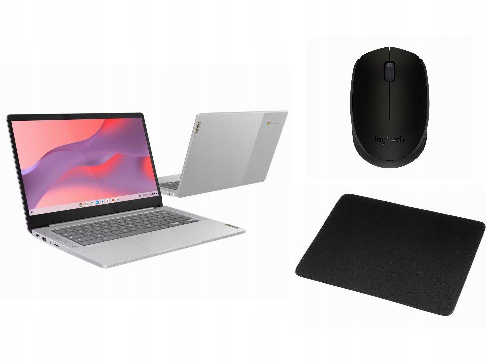Laptop Lenovo Chrome Os MediaTek Stylowa Myszka Podkładka