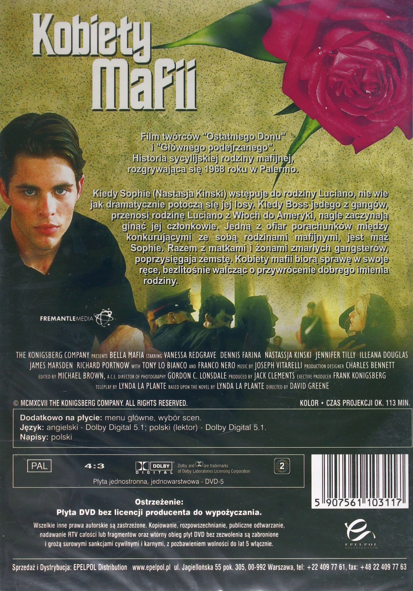 KOBIETY MAFII (BELLA MAFIA) (DVD) Gatunek kryminały