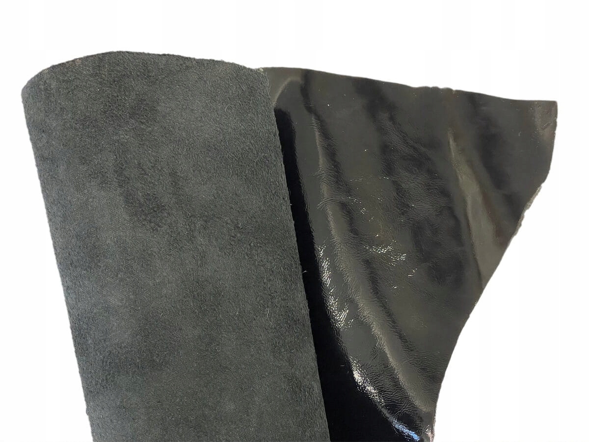 Přírodní kůže 1mm černá 2,31m2