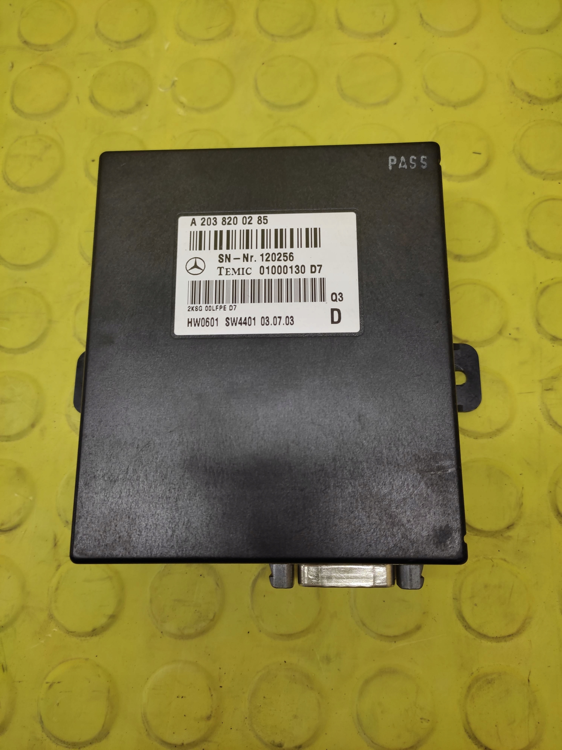 MERCEDES W220 control unit module GLOSU A2038200285