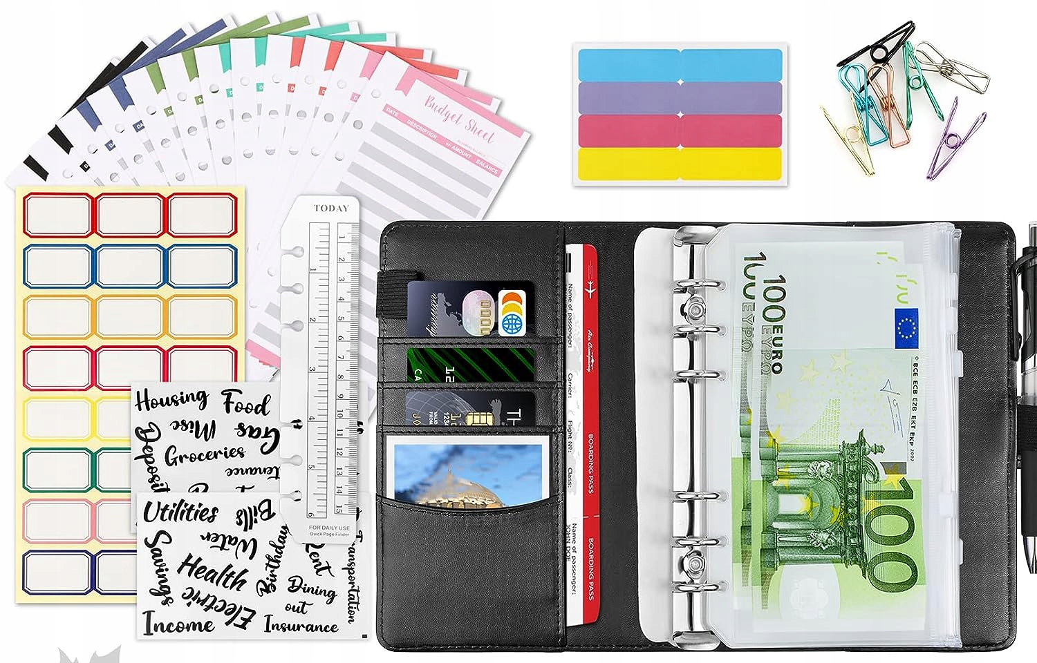 PLANER FINANSOWY BUDŻETU OSZCZĘDNIK WYDATKI NOTES