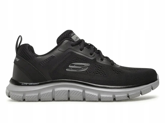 Pánské boty Skechers Track Broader 232698-BKCC lehké černé 45,5