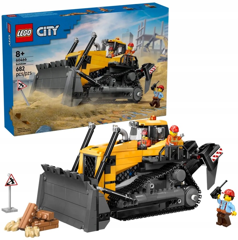 Lego City 60466 Žlutý buldozer