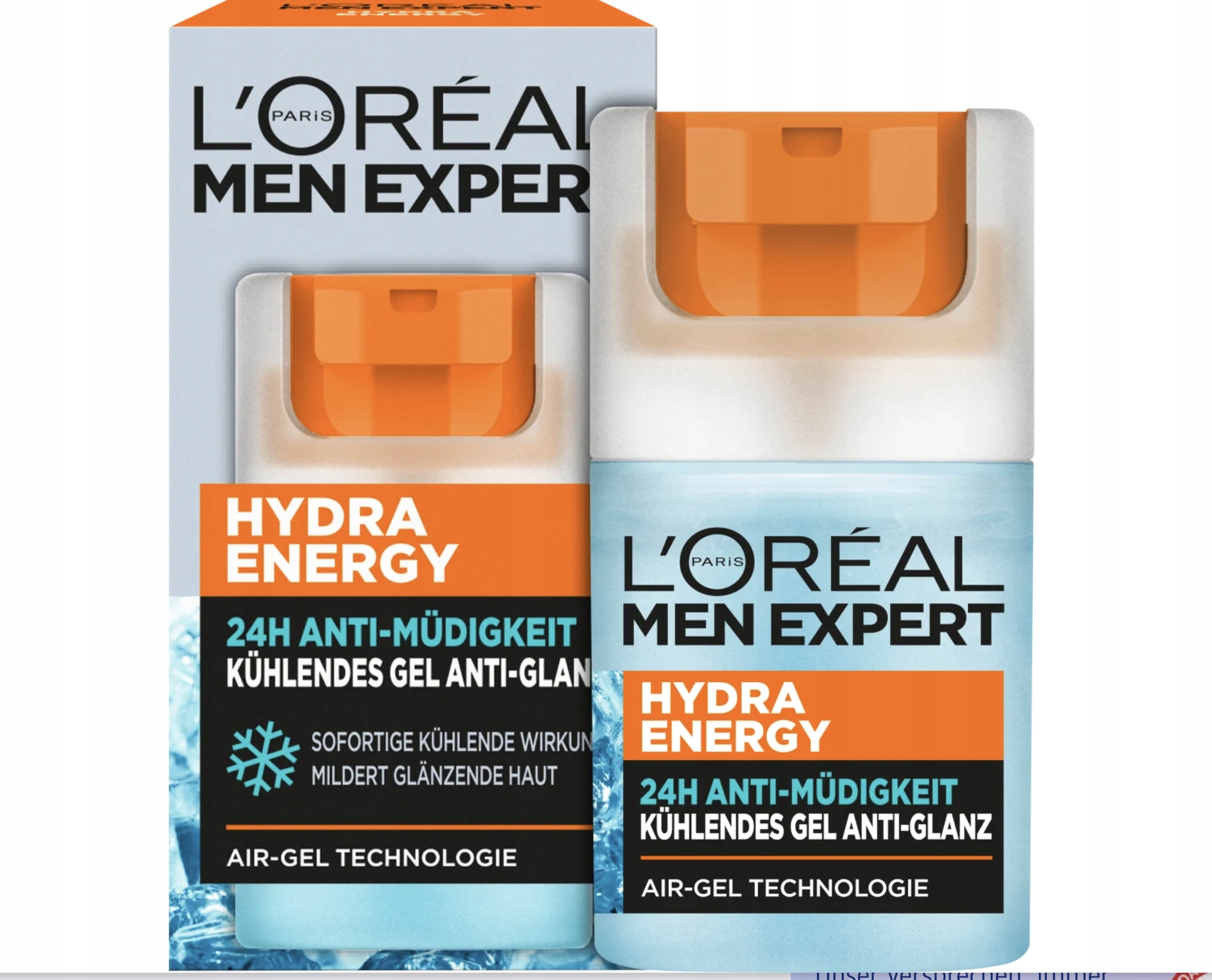 L'Oréal Men Expert Hydra Energetic Quenching Gel-krémový chladivý efekt